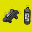 WEST BIKING YP0707263 Bike Front Beam Bag EVA Phone Holder Orange - 3