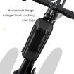 WEST BIKING Bicycle Front Beam Bag Hard Shell Phone Holder Yellow - 5