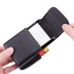 Cigarette Box Style Business Card Holder - Crazy Horse Apricot - 4