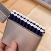 Stainless Steel Clamshell Business Cigarette Case for Men (Y-9) - 3
