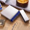 Stainless Steel Clamshell Business Cigarette Case for Men (Y-9) - 4