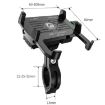 Kewig M6-S 12V Motorcycle Phone Bracket with QC3.0 Charging (Red) - 3
