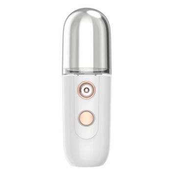 Rechargeable Beauty Sprayer: Portable Water Replenishing Device White - 1
