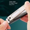 5pcs/Set Beige Anti-Splash Nail Scissors Portable Manicure Tool - 6