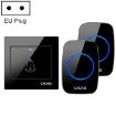 CACAZI H10 Wireless Music Doorbell EU Plug, No Battery (Black) - 1