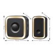 CACAZI A58 Smart Wireless Doorbell, UK Plug, Gold, No Battery - 3