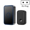 CACAZI A19 Wireless Music Doorbell, EU Plug, Black, No Battery - 1