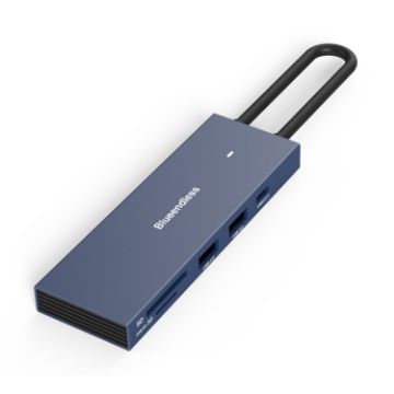 Blueendless 7-in-1 USB-C Docking Station 4K60Hz + Card Reader - 1