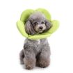 Green Flower Dog Protection Collar, Size L - Pet Protection Collar - 2