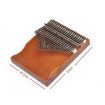 Portable 21-Tone Kalimba Thumb Piano Wooden Musical Instrument Kit - 3