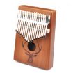 17-Tone Retro Deer Head Kalimba Thumb Piano for Beginners - 1
