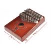 17-Tone Deer Head Kalimba Thumb Piano for Beginners (Retro Kit) - 3