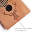 17-Tone Deer Head Kalimba Thumb Piano for Beginners (Retro Kit) - 6