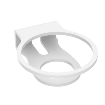 Wall-Mounted/Desktop Acrylic Bracket for HomePod Mini (White) - 1