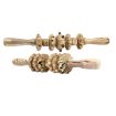 Wooden Leg & Abdominal Roller Massager with 358 Wheels - 3