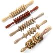Wooden Leg & Abdominal 388-Wheel Roller Massager - 2