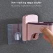 Wall-Mounted White Bathroom Hair Dryer Storage Rack Shelf - 4
