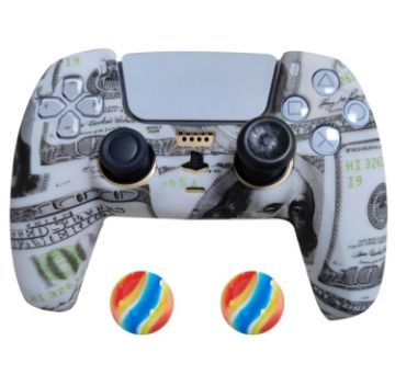 PS5 Gamepad Silicone Covers (2 PCS) with 12+ Hats - 1