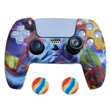 PS5 Gamepad Silicone Protective Cover Set (2 PCS, 29+ Hats) - 1
