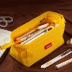 ANGOO Navy Large-Capacity Simple Boat Shape Pencil Case - 6