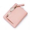 BATSIOE Lotus Pink Two-Fold Ladies Wallet with Coin Purse - 5