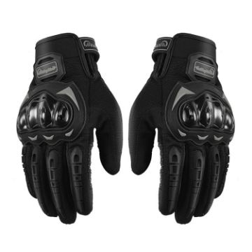 Riding Tribe MCS-17 Touch Screen Motorcycle Gloves, Size: L (Black) - 1