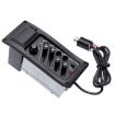 EQ-7545R Guitar EQ Pickup Four-Band Equalizer Instrument (Black) - 1