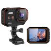 4K WiFi Waterproof Mini Outdoor Diving Sports Camera Black - 2