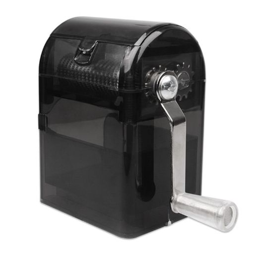 MYQ-053 Hand-cranked Cigarette Grinder with Plastic Drawer (Black) - 1