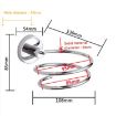 304 Stainless Steel Hair Dryer Bracket Bathroom Rack - 2