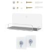 Nintendo Switch Console Wall Bracket & Accessories Rack (Clear) - 2