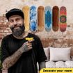 Transparent Wall Mount Bracket for Four-Wheel Skateboard - 5