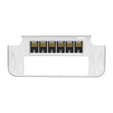 SND-481 Transparent Semi-Package PC Shell for Switch OLED, Holds 6 Cards - 1
