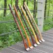 BQR01 Round Nature Color Long Handle Wooden Back Scratcher - 3