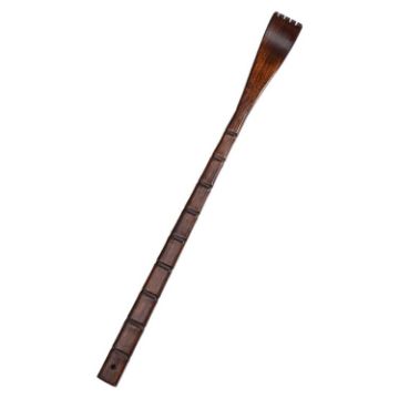 BQR01 Wooden Back Scratcher, Long Handle, Square Red Style - 1