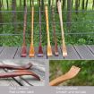 BQR01 Wooden Back Scratcher, Long Handle, Square Red Style - 4