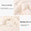 Single Hole Hot and Cold Compress Facial Towel Mask with Straps - 6