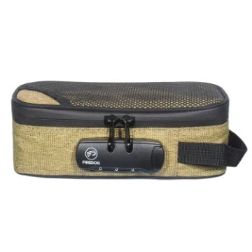 FIREDOG Light Yellow Tobacco Pack Locking Pipe Deodorant Case - 1