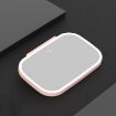 LED Light Pink Car Sun Visor Makeup Mirror - 1