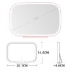 LED Light Pink Car Sun Visor Makeup Mirror - 3