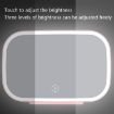 LED Light Pink Car Sun Visor Makeup Mirror - 5