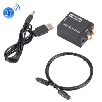 YP028 Bluetooth Audio Converter with USB & Fiber Optic Cables - 1