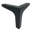 Metal TV Cabinet Sofa Leg, Matte Black, 10cm Height - LH-J0016 - 2