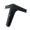 Metal TV Cabinet Sofa Leg, Matte Black, 10cm Height - LH-J0016 - 4