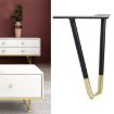 Black Gold 12cm LH-S0006 Metal Furniture Support Legs - 1