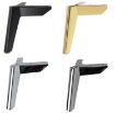 LH-FJ0039 Furniture Legs, 10cm Height, Metal, Gun Black Finish - 2