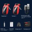 Red U12DX 6.35mm Wireless Guitar Transmitter Receiver Adapter - 6