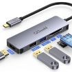 QGeeM QG-UH05-4 5 In 1 Type-C HUB Adapter with SD/TF Reader - 3