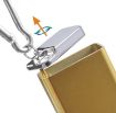 Gold Portable Cigarette Case with Sealed Lid Ashtray - 4