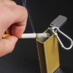 Gold Portable Cigarette Case with Sealed Lid Ashtray - 5